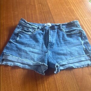 Kenzie Blue Jean Shorts Classic Cutoff Style
